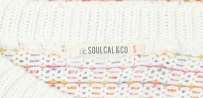Soulcal & Co Women's Multicoloured Pullover Jumper S