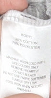 Calvin Klein Women's Grey V-Neck T-Shirt, Size S
