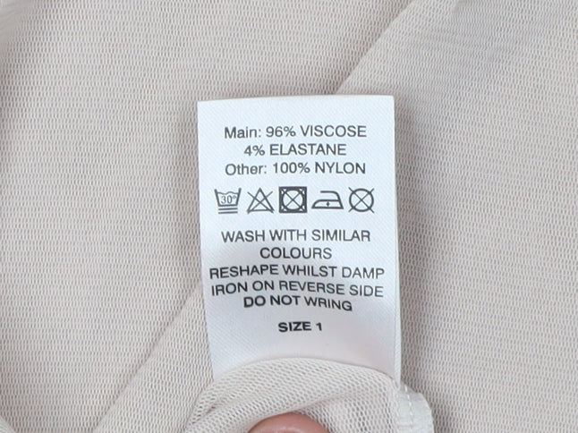 A Postcard From Brighton Women's Beige Relaxed Blouse Size 1