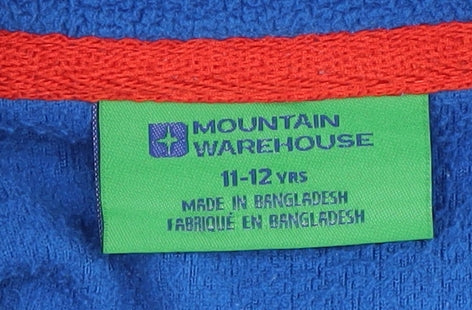 Mountain Warehouse Boys Blue Basic Jacket 11-12 Years