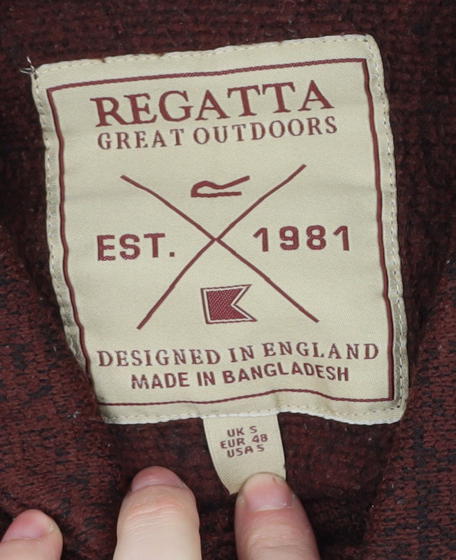 Regatta Men's Brown Knit Pullover Size S