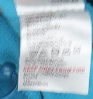 Mountain Essentials Blue Women's Jacket Size 12