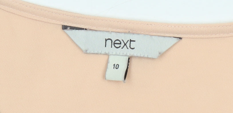 Next Women's Beige Tunic Blouse Size 10