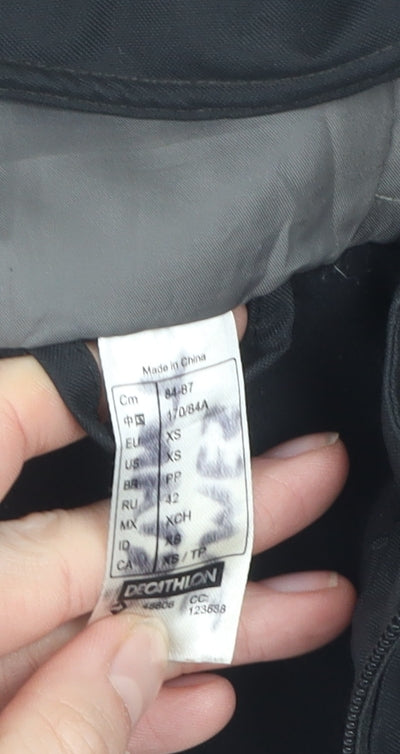 Decathlon Unisex Windbreaker Jacket XS Black