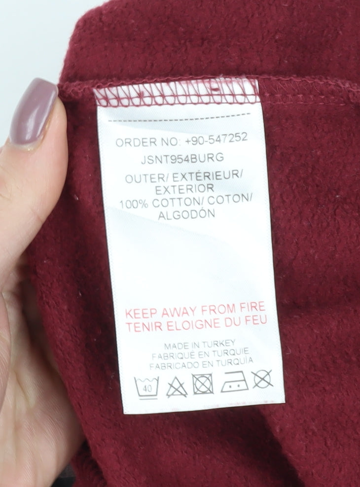 Sonneti Red Graphic Print Unisex Sweatshirt Size 12