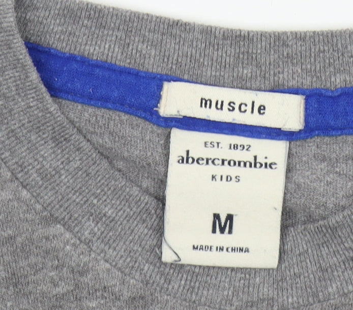 Abercrombie & Fitch Boys Grey M Long Sleeve T-Shirt