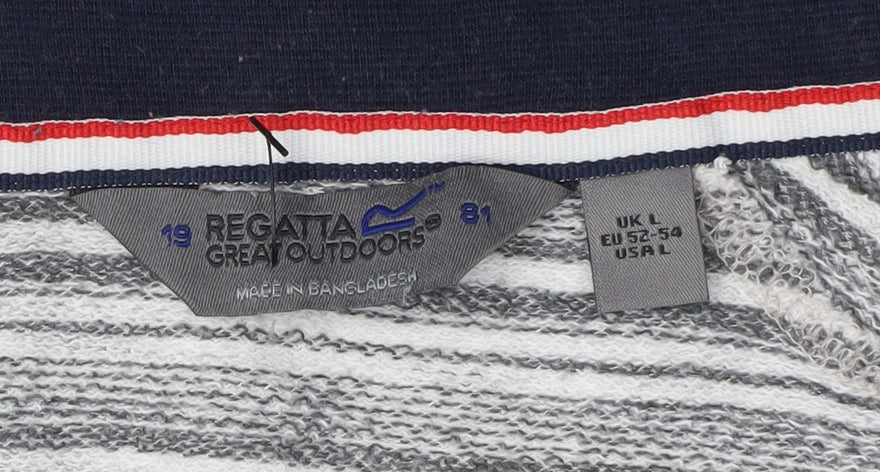 Regatta Men's Grey 1/4 Zip Sweatshirt, Size L, Outdoor Essential