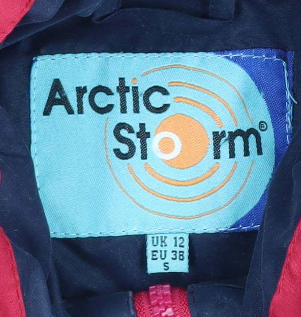 Arctic Storm Women's Red Parka Jacket Size 12