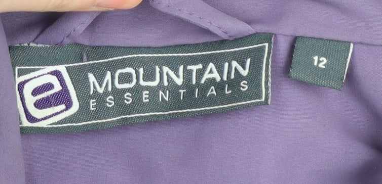 Mountain Essentials Women's Purple Rain Coat Size 12
