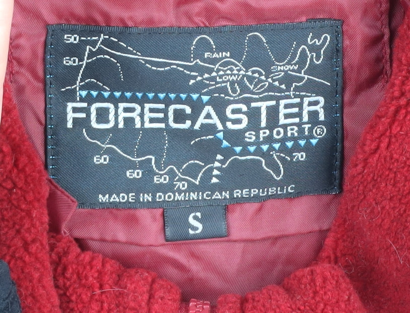 Forecaster Sport Red Unisex Fleece Jacket - Size S
