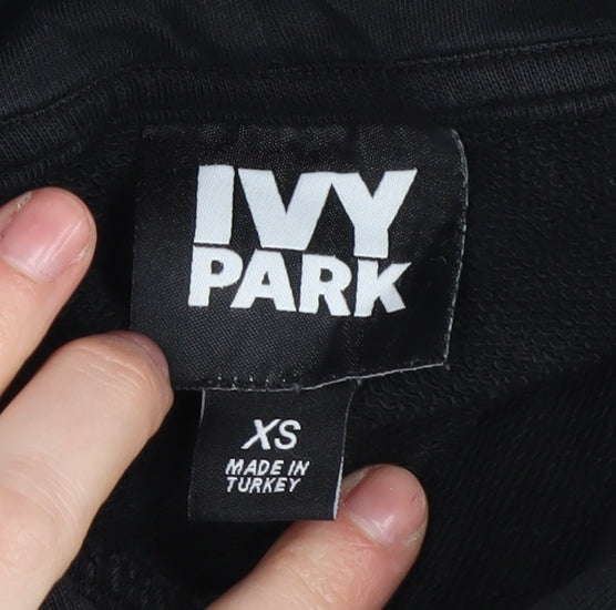 Ivy Park Women's XS Black Pullover Hoodie