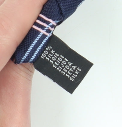 Daniel Hechter Men's Blue Plaid Silk Tie One Size