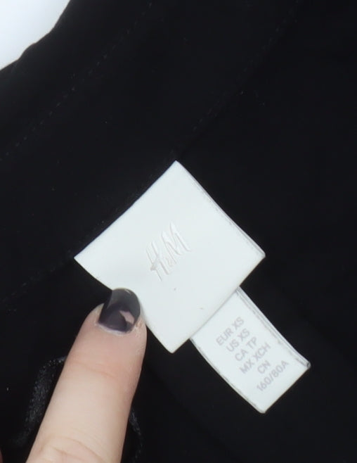 H&M Women's Black XS Shirt Dress