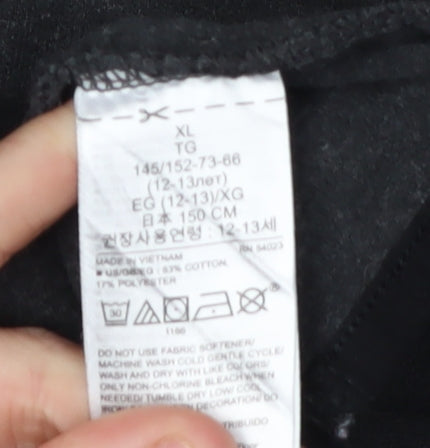 Gap Boys Black XL Pullover Crew Neck Sweatshirt