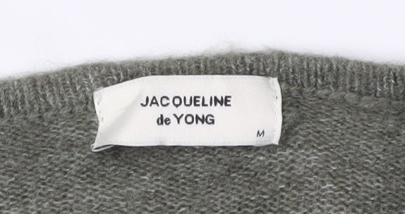 Jacqueline de Yong Women's Green Pullover Jumper M