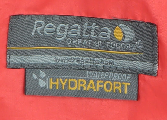 Regatta Women's Red Waterproof Rain Coat Jacket Size 14