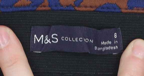 Marks & Spencer Women's Brown Animal Print Skirt