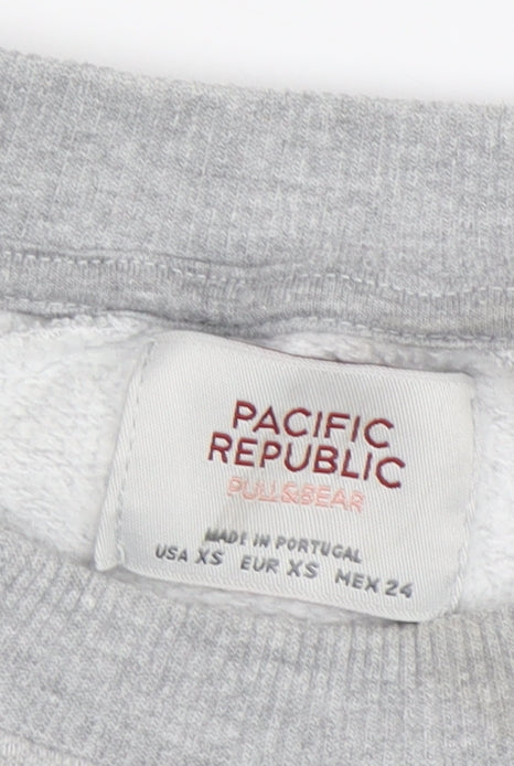 Pacific Republic Women's Grey Pullover Sweatshirt XS