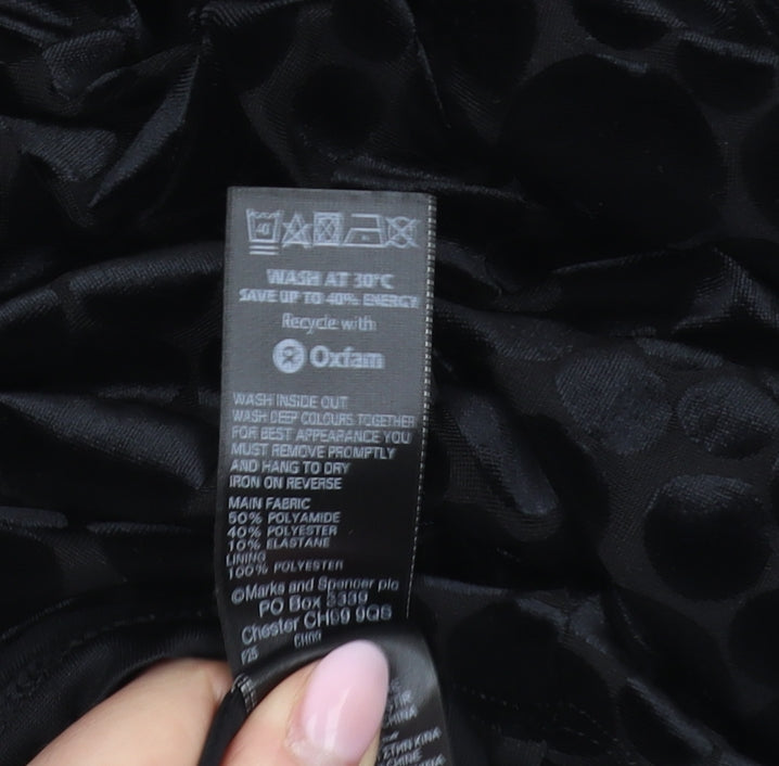 Marks & Spencer Black Bodycon Dress Size 10