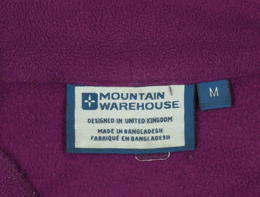 Mountain Warehouse Women's Purple Fleece Sweatshirt M
