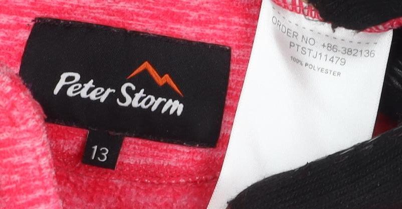 Peter Storm Girls Pink Basic Jacket 13 Years