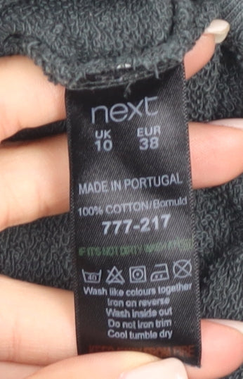 Next Women's Black Studded T-Shirt Size 10
