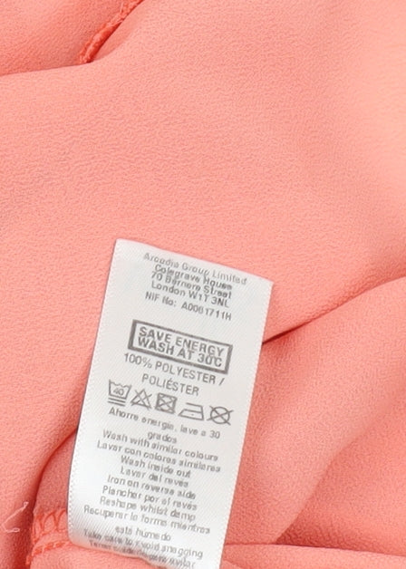 Wallis Women's Pink Sleeveless Camisole Blouse S