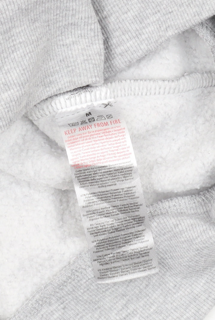 Bekkin Men's Grey Full Zip Sweatshirt M - Lined Logo