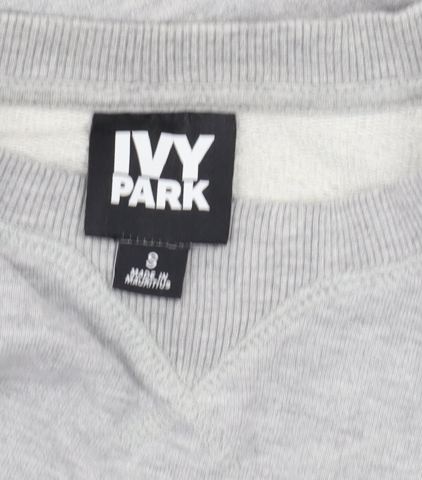 IVY PARK Women's Grey Pullover Sweatshirt S