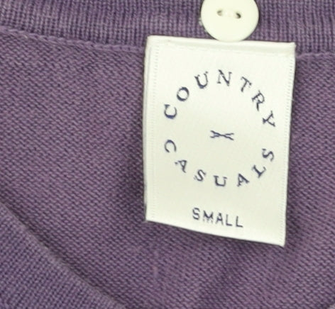 Country Casuals Women's Purple Cardigan, Size S