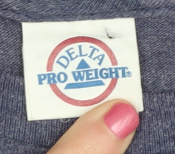 Delta Blue Outdoor Graphic Print T-Shirt - Small
