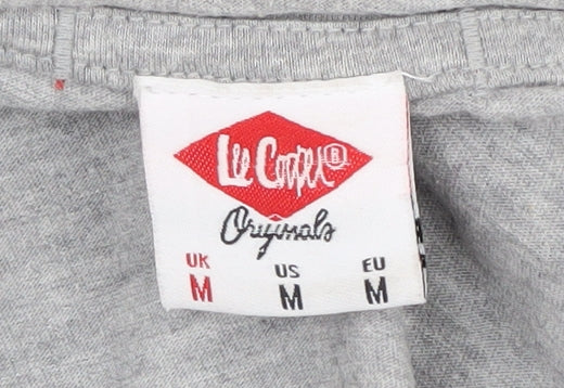 Le Coq Sportif Grey T-Shirt M Unisex Crew Neck Casual