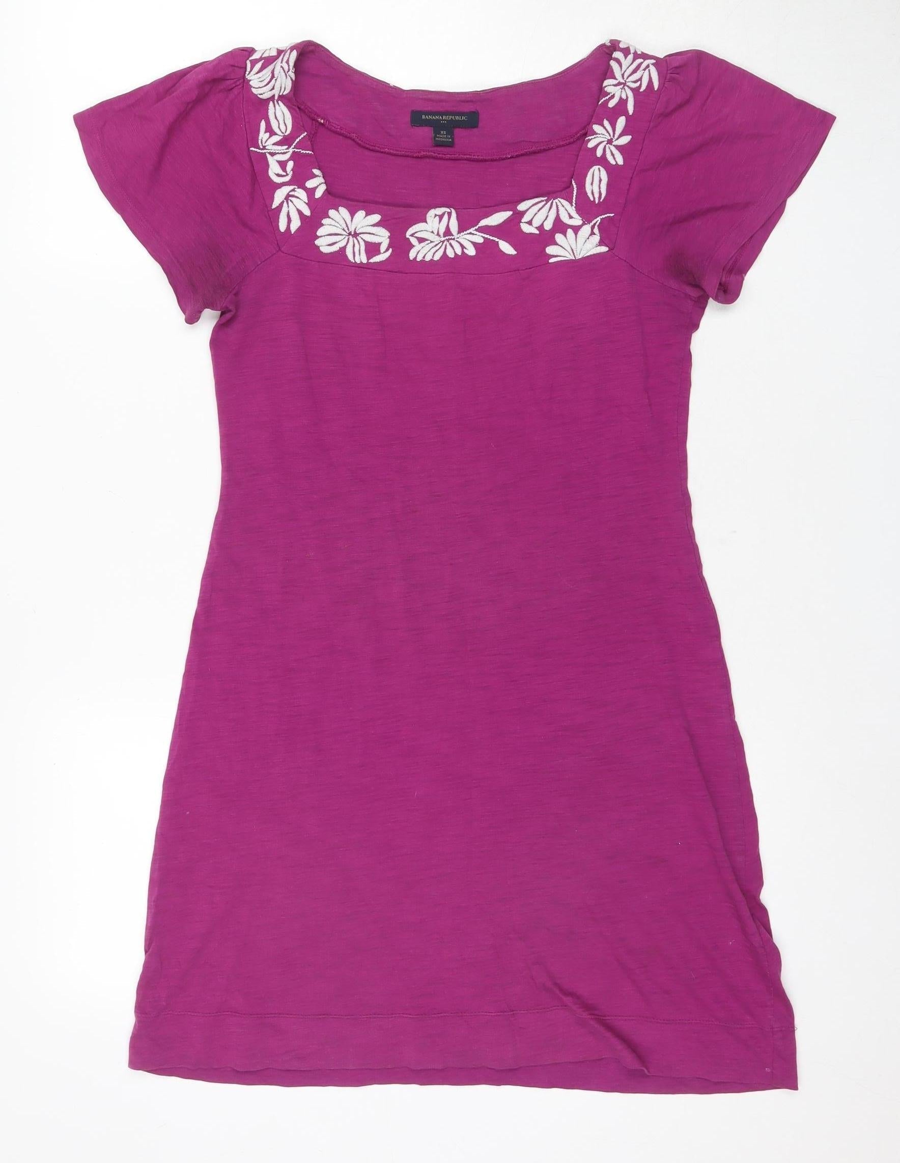 banana republic purple dress Banana Republic Women's Purple Shift Dress Size XS – Prewornwholesale