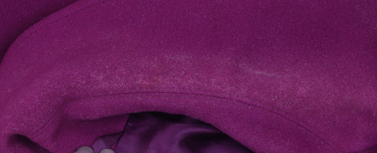Eastex Women's Purple Wool Blend Overcoat Size 16