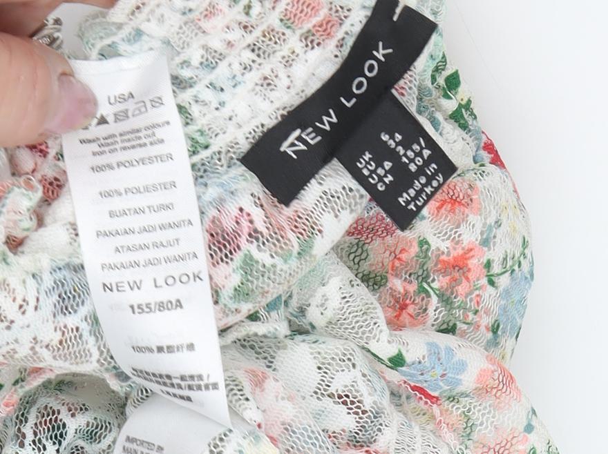 New Look Women's Floral Off Shoulder Blouse M
