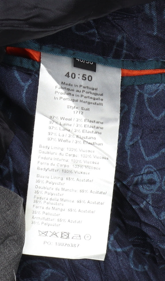 PS Paul Smith Men's Grey Blazer, Size 40