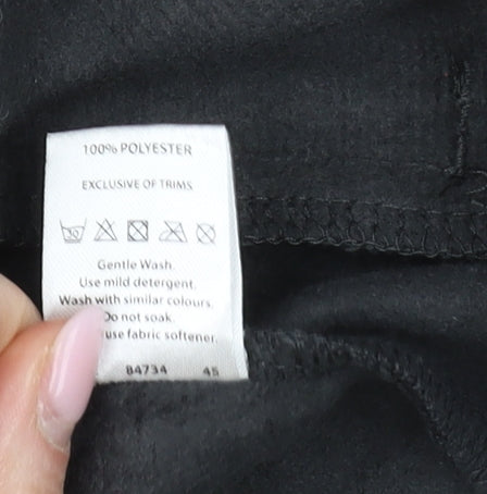 Crane Men's XL Black Fleece Full Zip Sweatshirt