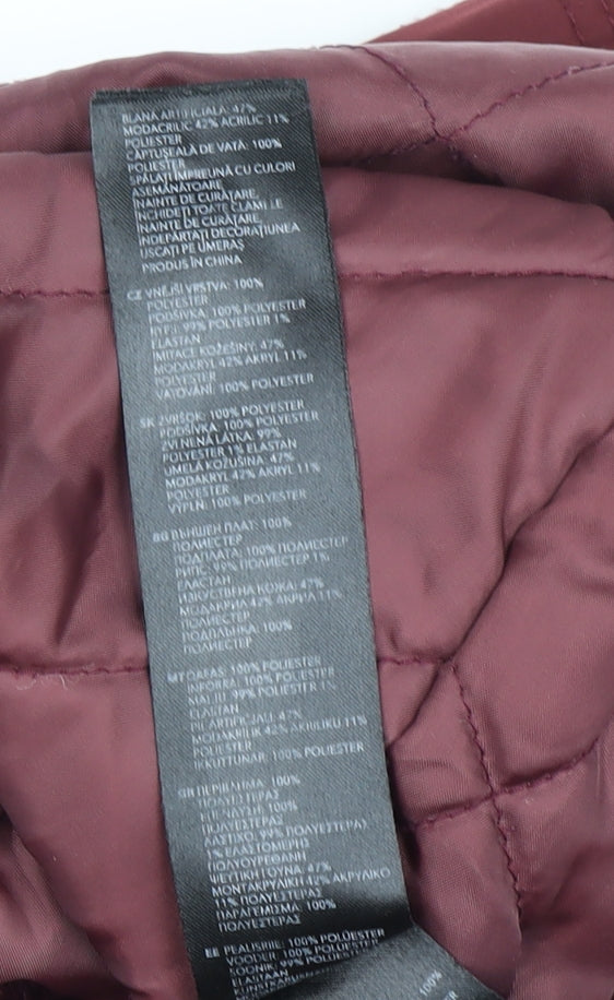 H! by Henry Holland Women's Red Anorak Jacket Size 14