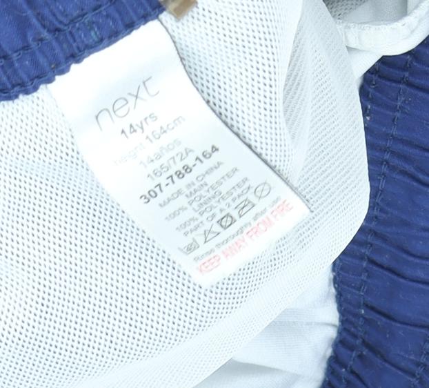 Next Teens Blue Casual Shorts, Size 14 Plus
