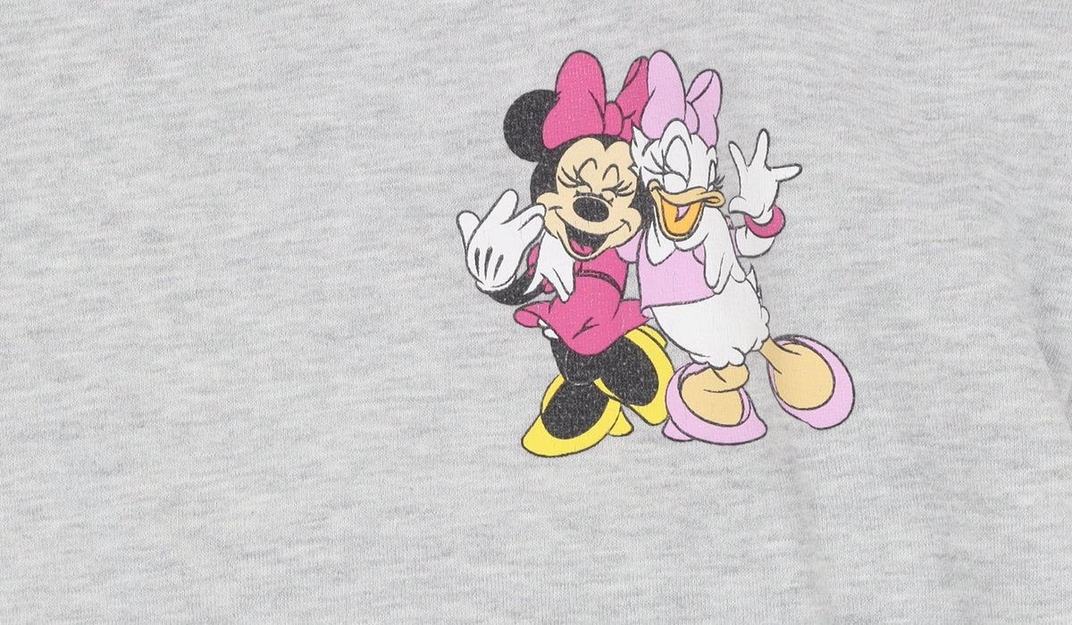 Additional view of George girls’ grey minnie mouse sweatshirt 9-10y pullover cotton