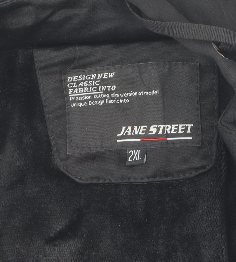 Jane Street Men’s Black 2XL Hooded Puffer Jacket