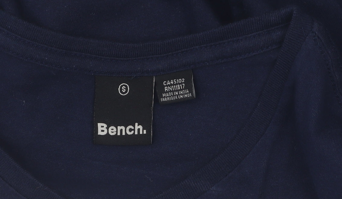 Bench Men's Black Graphic T-shirt Size S