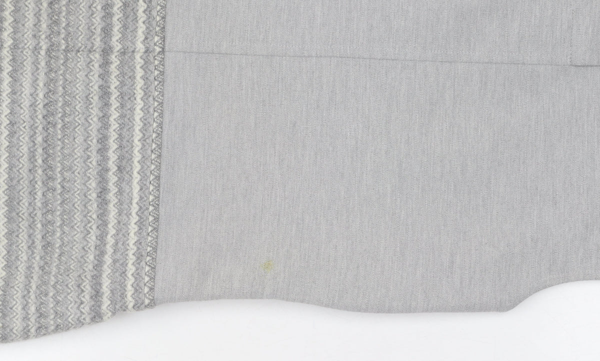 Laura Ashley Women's Grey Shift Dress, Size 10 - Classic Style