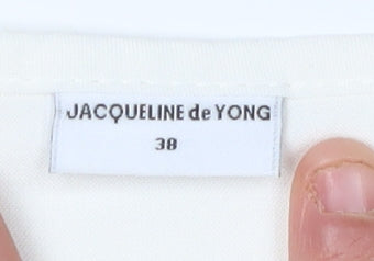 Jacqueline de Yong Women's Ivory Shift Dress, Size 10