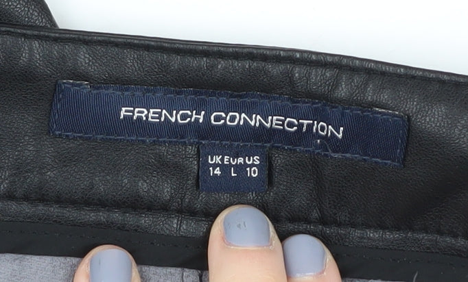 French Connection Women's Black L Trousers