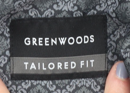 Greenwoods Men's Black Blazer, Size 40L