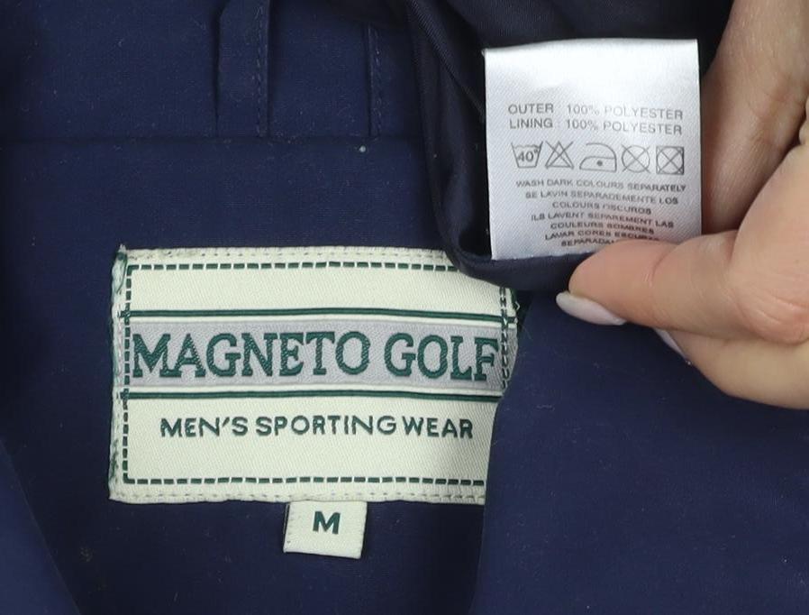 Magneto Golf Men's Blue Jacket M Regular Fit Casual