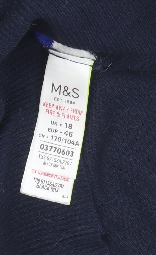 Marks & Spencer Women's Multicolour Striped Shift Dress