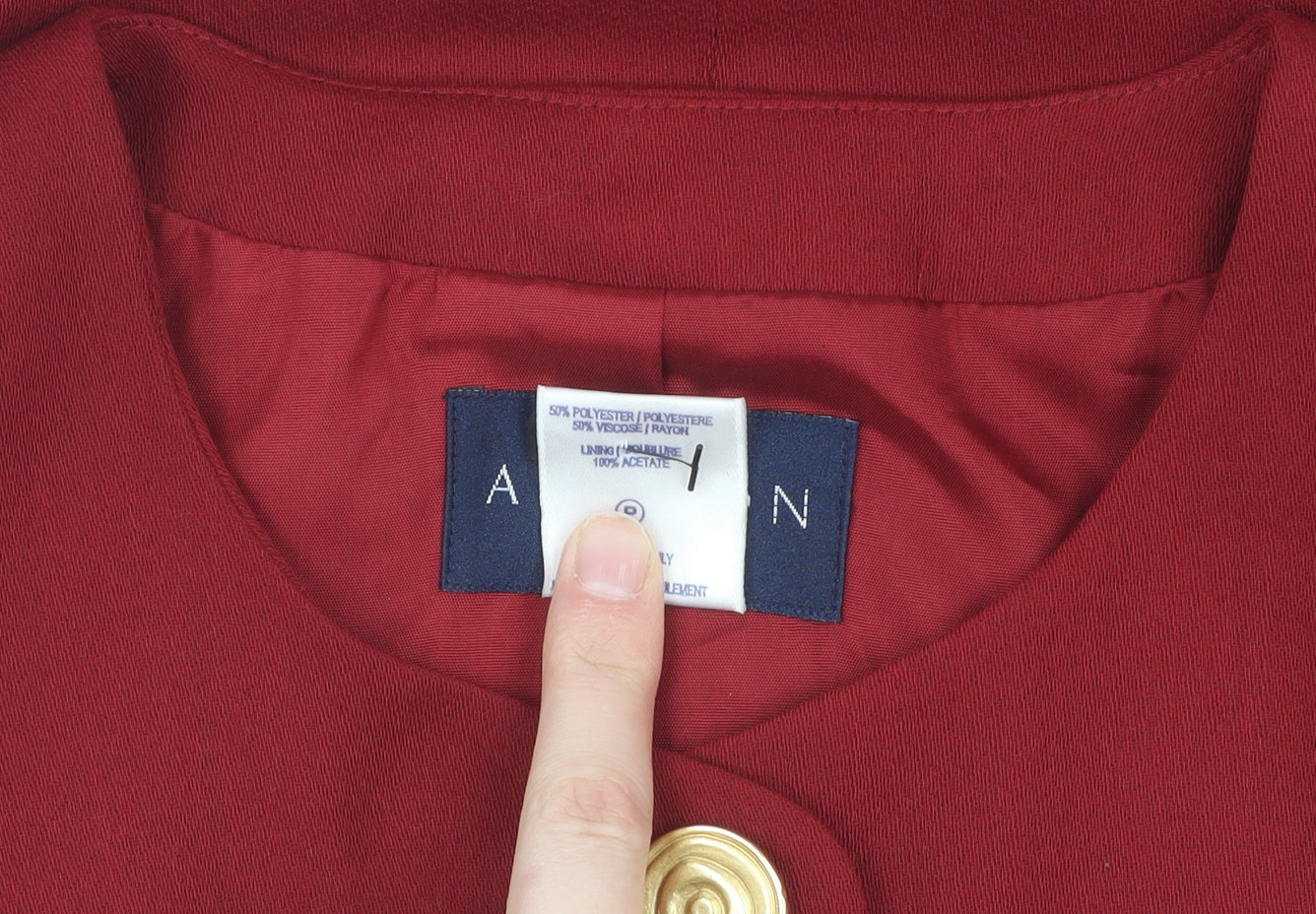 Alexon Women's Red Blazer Size 10 Workwear Formal