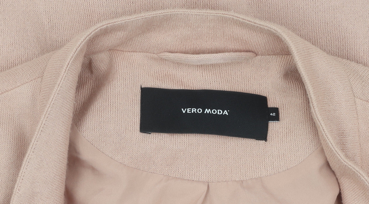 Vero Moda Women's Beige Blazer Size 14 Classic Style